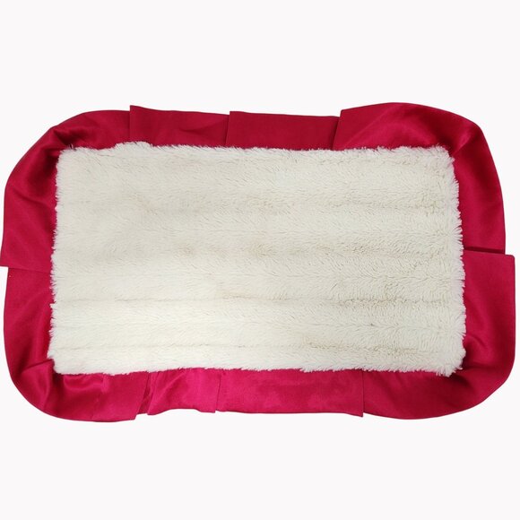 Minky Couture Floral Lovey Baby Security Blanket 20in Satin Trim Double Sided - Picture 3 of 6